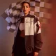 Γυναικείο Racing Bomber Jacket MP - Μαύρο