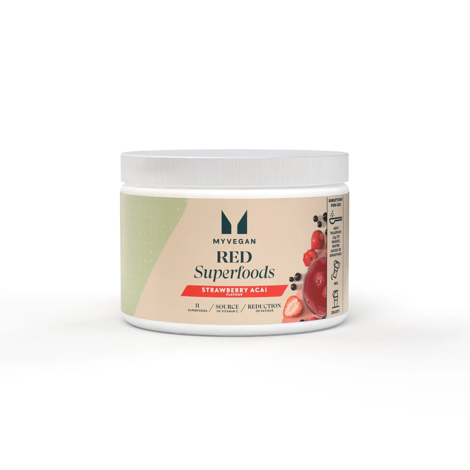 Κόκκινες υπερτροφές - 50servings - Strawberry Acai Εικόνα 1