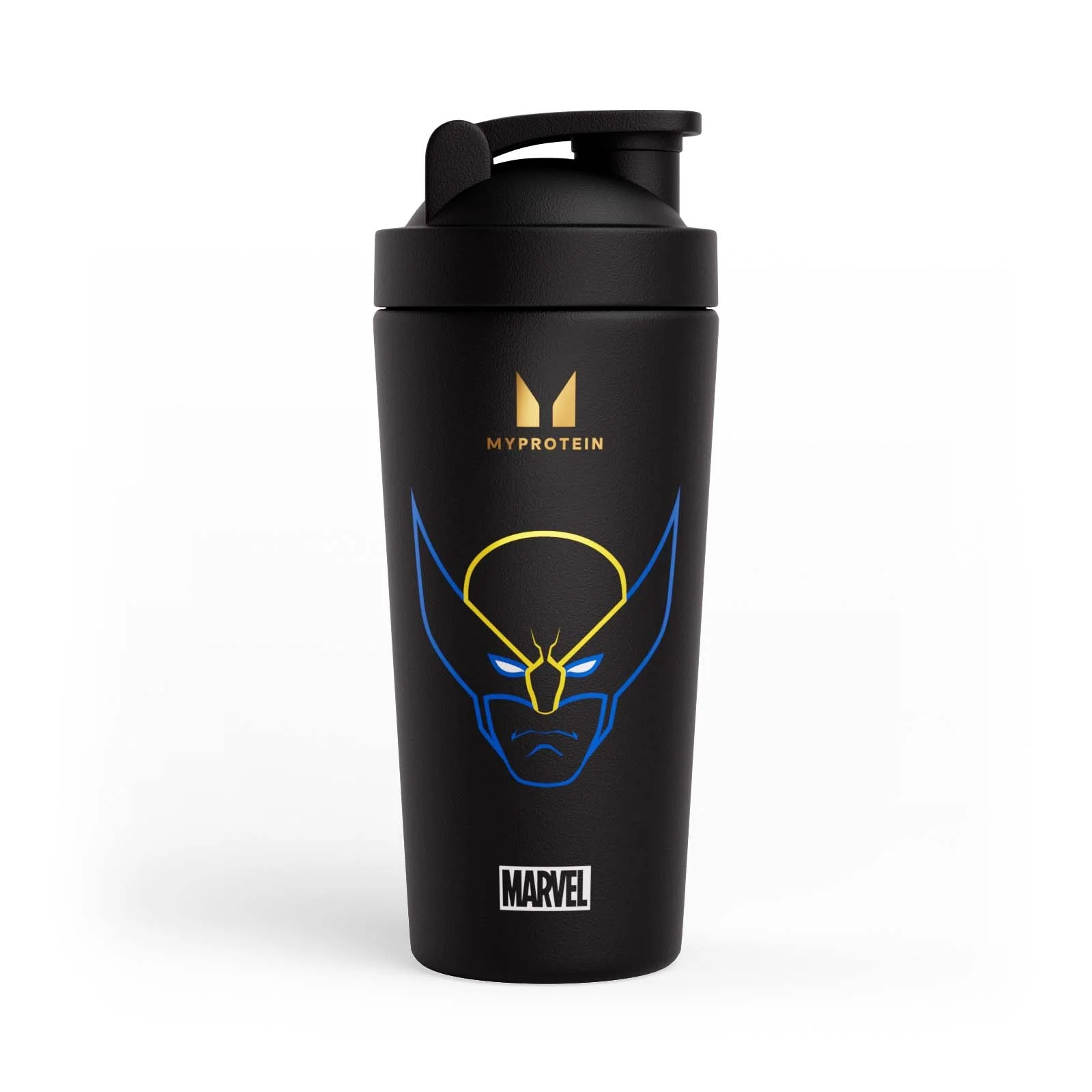 Ανακυκλωμένο Μεταλλικό Σέικερ Myprotein Wolverine - Μαύρο Εικόνα 1