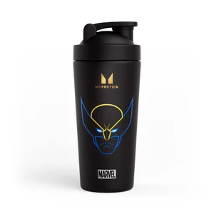 Ανακυκλωμένο Μεταλλικό Σέικερ Myprotein Wolverine - Μαύρο - Option Wolverine