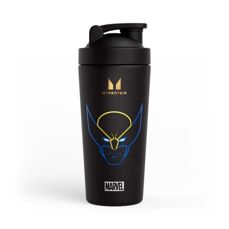 Ανακυκλωμένο Μεταλλικό Σέικερ Myprotein Wolverine - Μαύρο