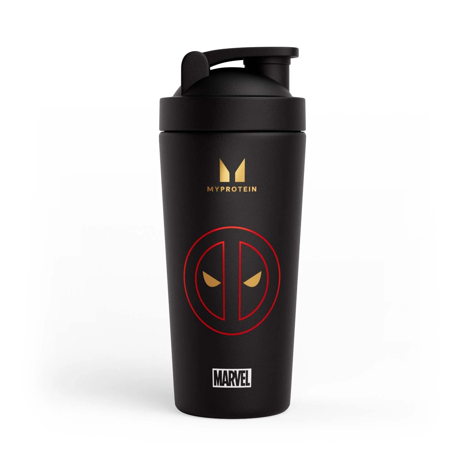 Myprotein Deadpool Metal Shaker - Black Εικόνα 1