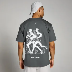 Μπλουζάκι MP Velocity Ultra Jogging Με Γραφικό - Σκούρο γκρι - Size XXS - XS