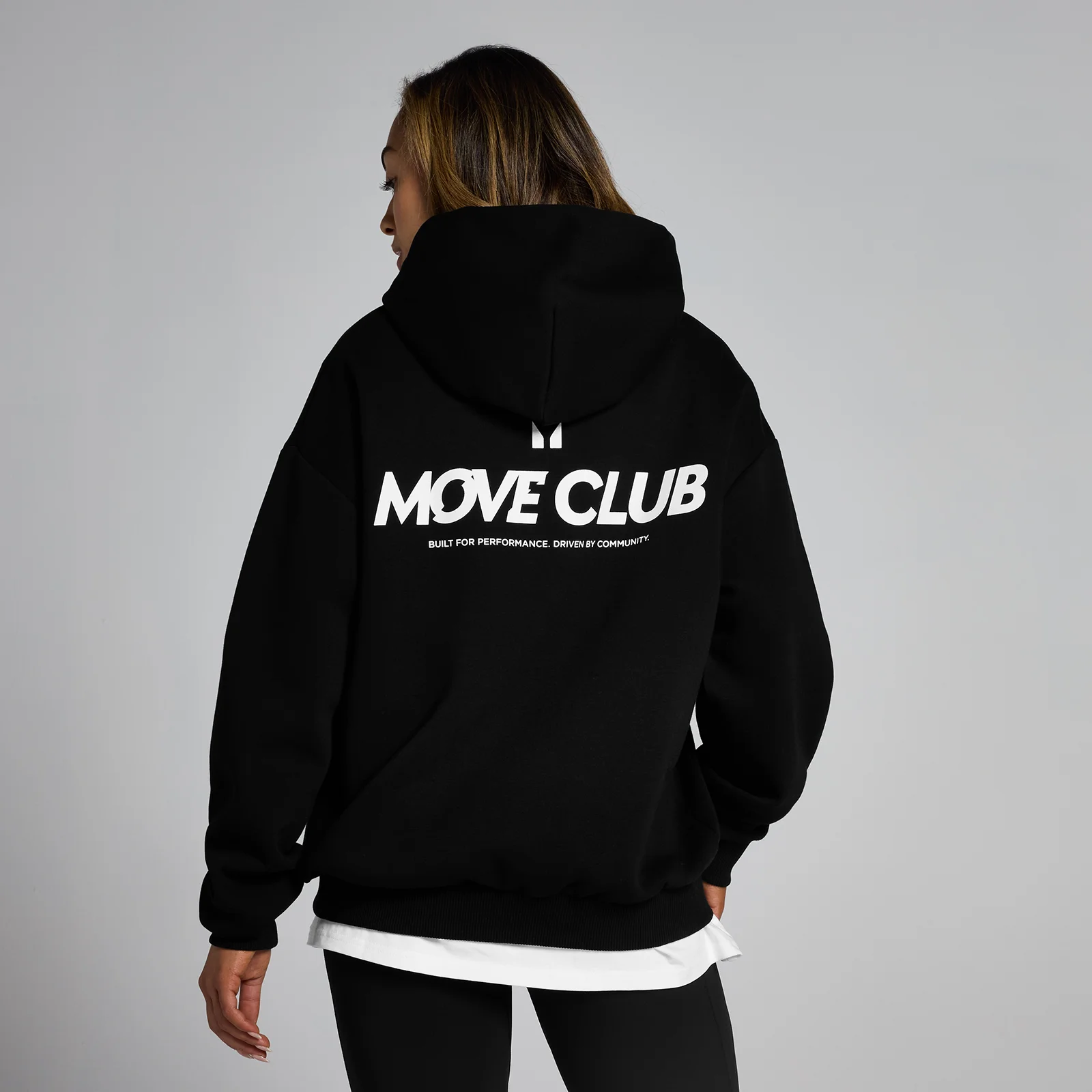 Unisex Φούτερ Με Κουκούλα MP Move Club - Μαύρο - XXL-XXXL Εικόνα 1