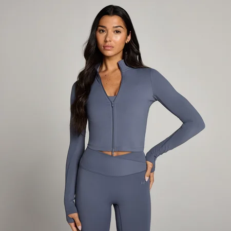 Γυναικείο Κοντό Μπουφάν MP Tempo - Charcoal Blue