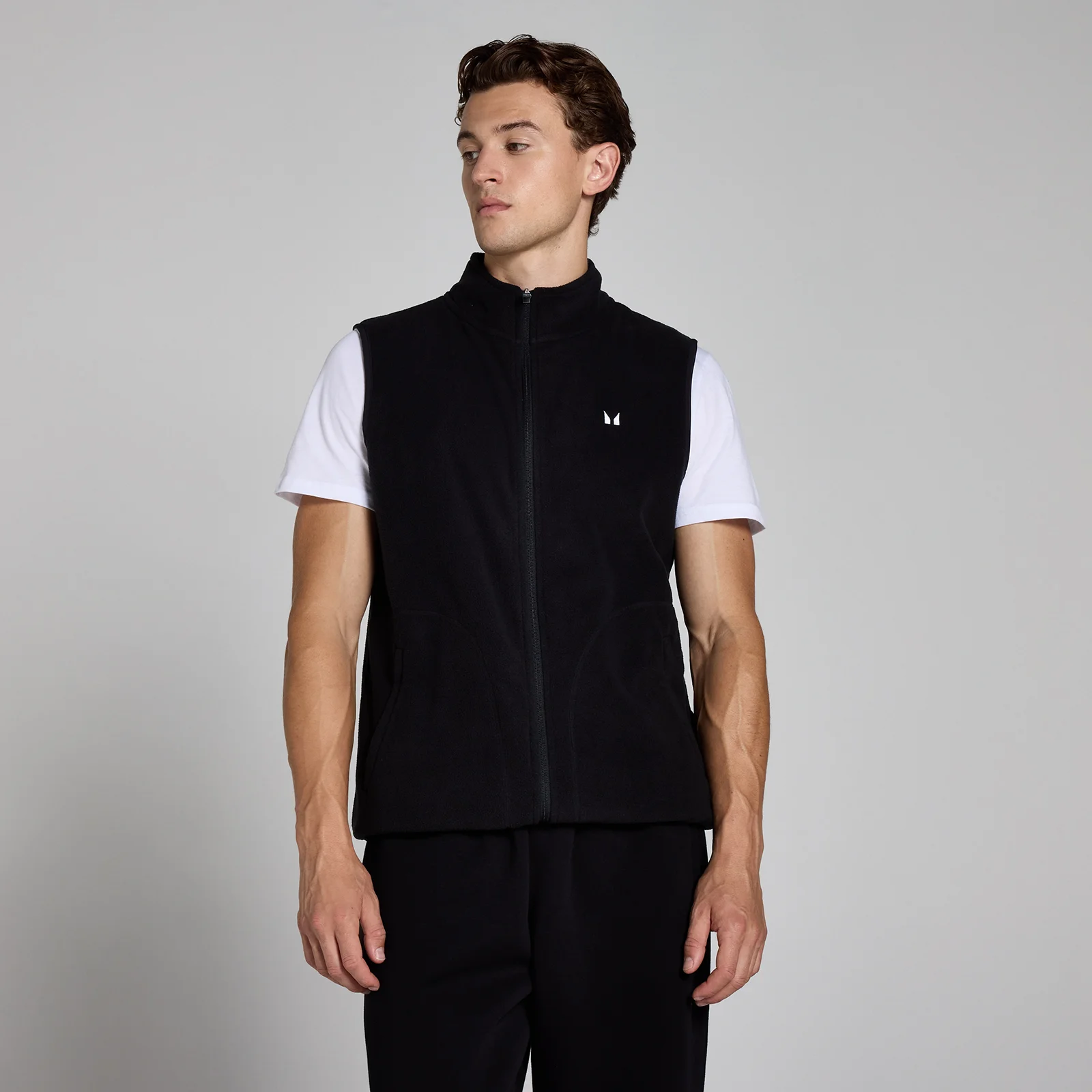 Ανδρικό Γιλέκο Fleece MP - Μαύρο - L Εικόνα 1