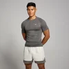 MP Ανδρικό Tempo Pillar Graphic Seamless Top - Σκούρο γκρι