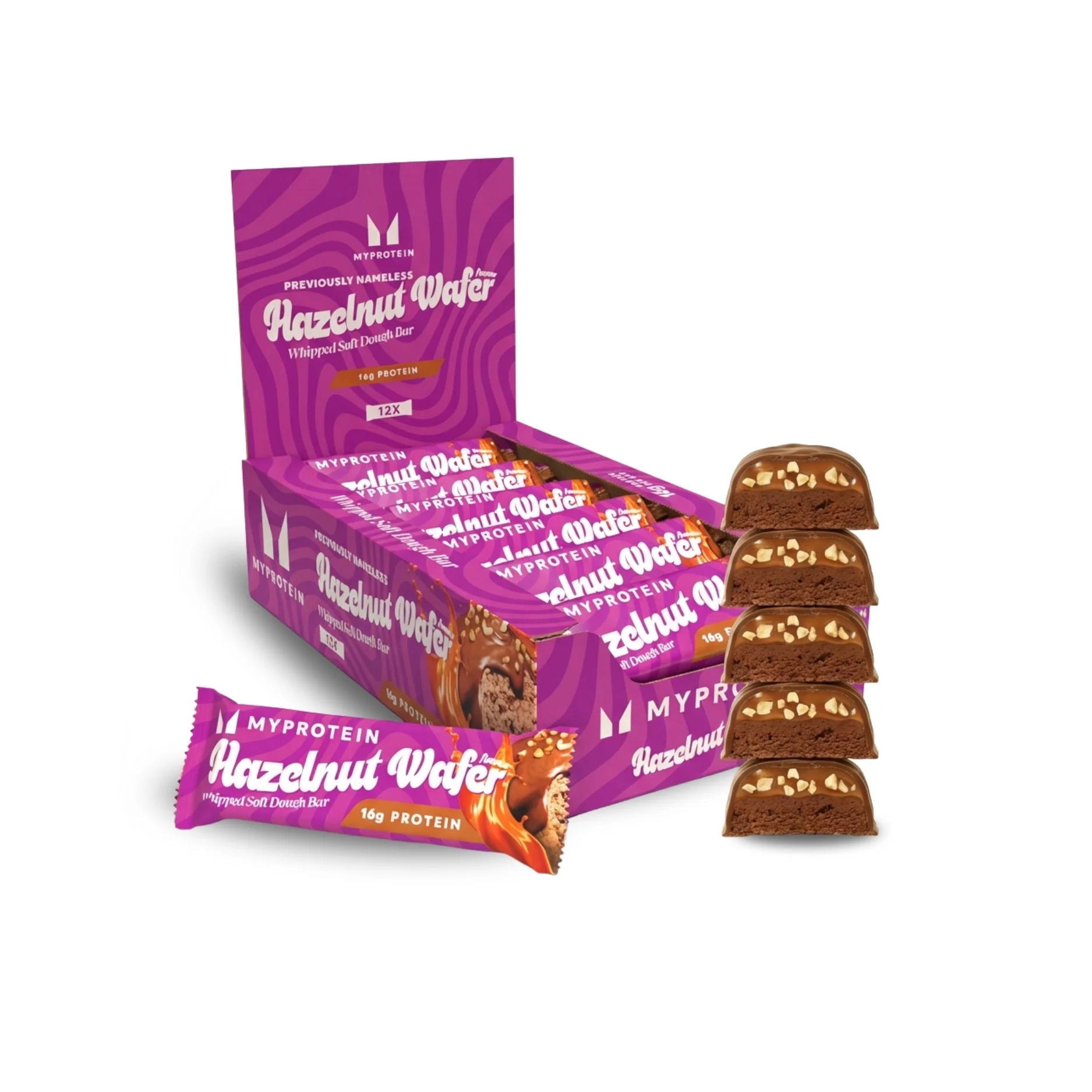 Η μπάρα Myprotein - 12Μπάρες - Hazelnut Wafer Εικόνα 1