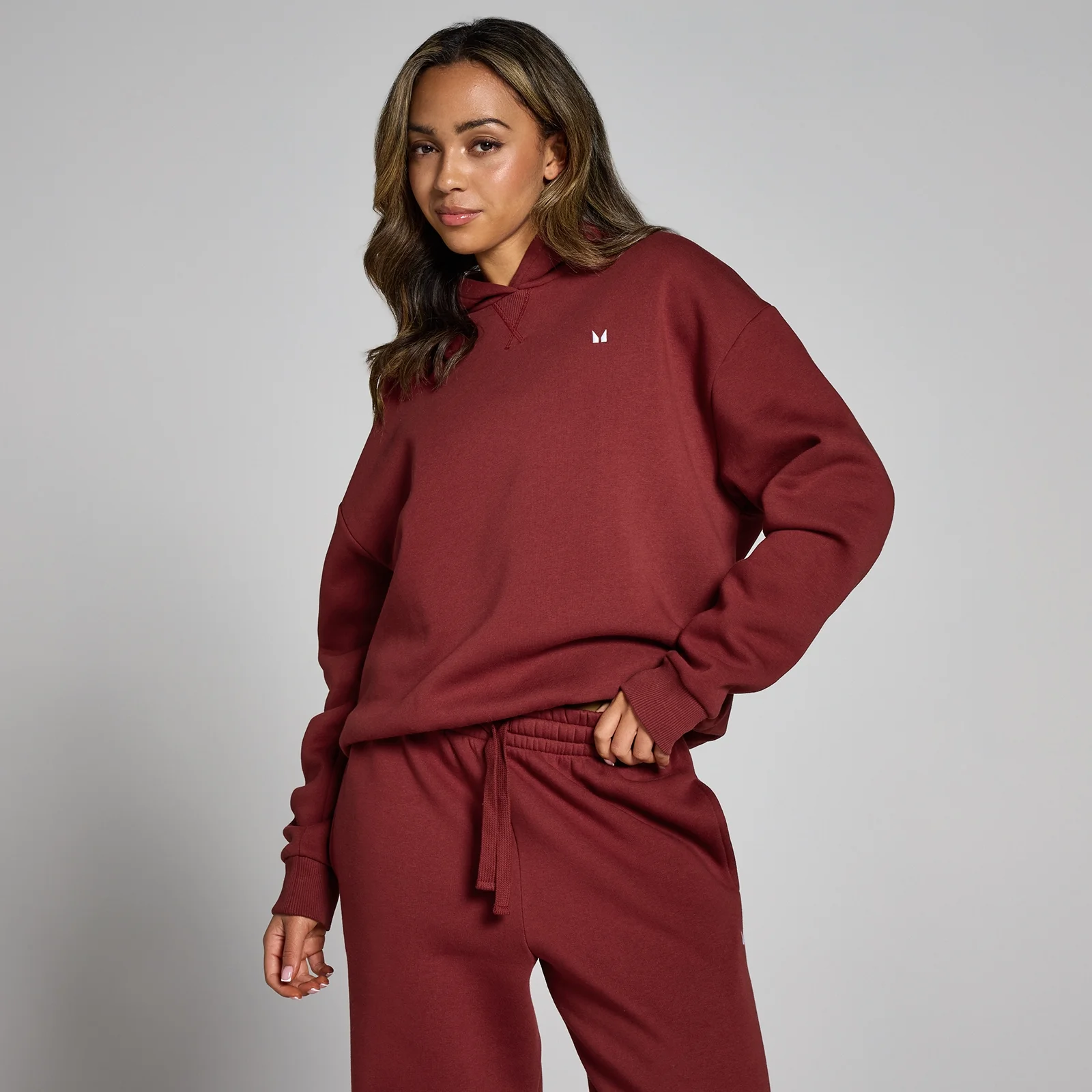 Γυναικείο Oversized Φούτερ MP Basics - Cherry - M Εικόνα 1