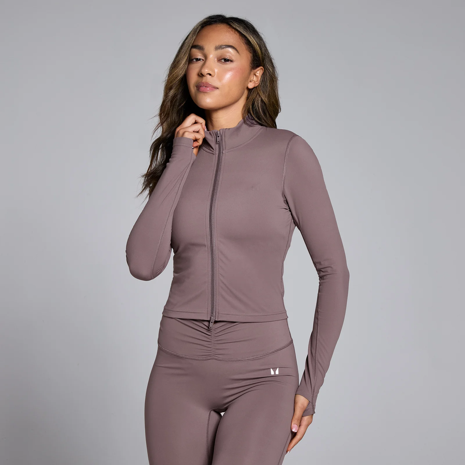 Γυναικείο Cropped Μπουφάν MP Tempo - Mocha - XS Εικόνα 1