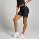 Γυναικείο Σορτς MP Tempo Ultra Curved Seam - Μαύρο
