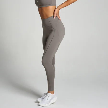 Γυναικείο Κολάν MP Tempo Ultra Curved Seam - Dark Truffle