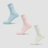 Unisex Κάλτσες Crew MP (Σετ των 3) - Cotton/Baby Pink/Baby Blue