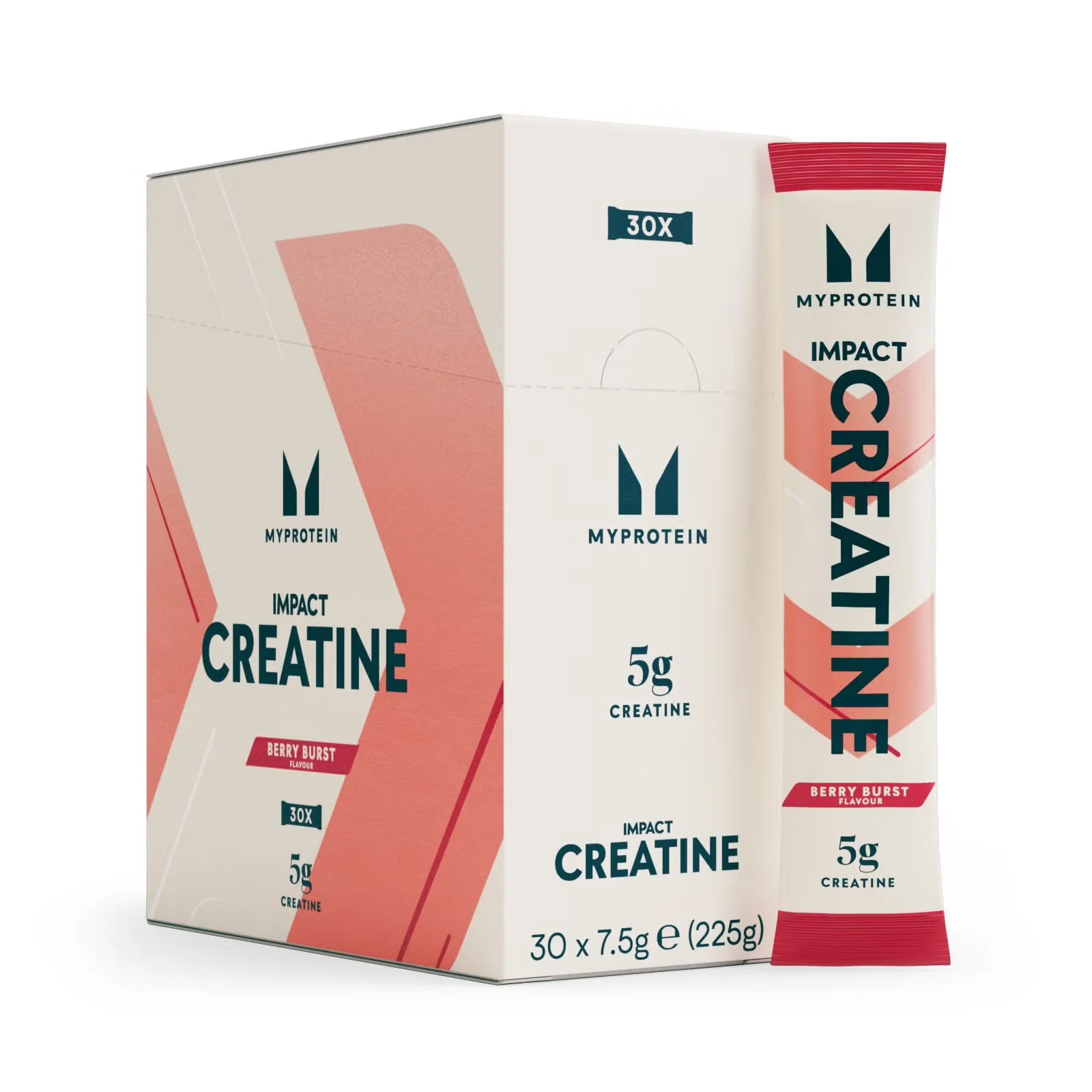Impact Creatine | Φακελάκι Κρεατίνης - 30 x 7.5g - Berry Burst Εικόνα 1