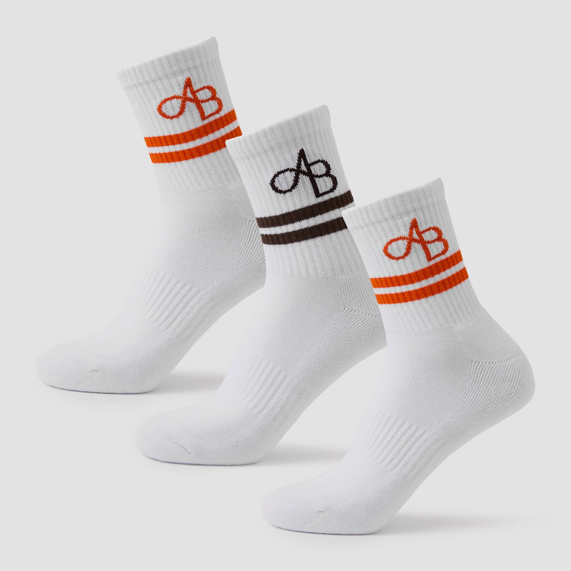 Κάλτσες Crew MP X Aleksandra (Σετ των 3) - Coffee / Tangerine - UK 2-5 Εικόνα 1