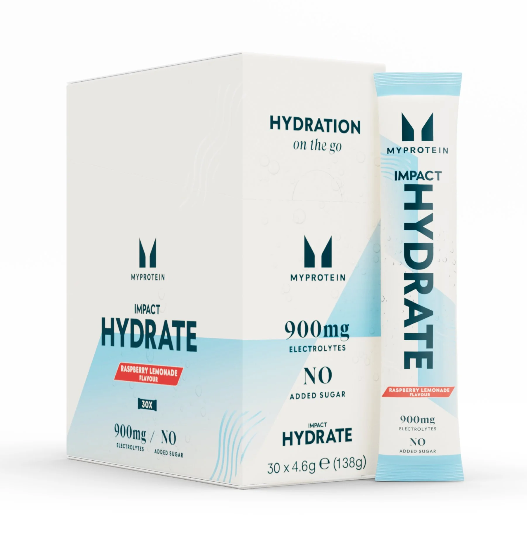 Impact Hydrate | Ατομικά Στικ - 4.6g x 30servings - Σμέουρο Λεμονάδα Εικόνα 1