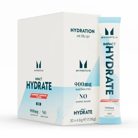 Impact Hydrate | Ατομικά Στικ - 4.6g x 30servings - Σμέουρο Λεμονάδα