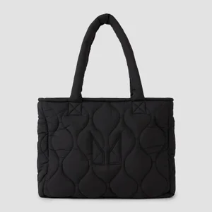 Τσάντα Tote MP Καπιτονέ Με Επένδυση - Μαύρη - Colour Black