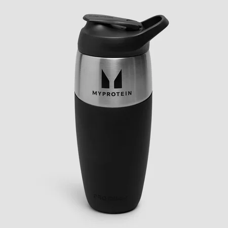 Μεταλλικό Μπουκάλι Myprotein x Promixx Μονού Τοιχώματος 950ml - Stealth Μαύρο