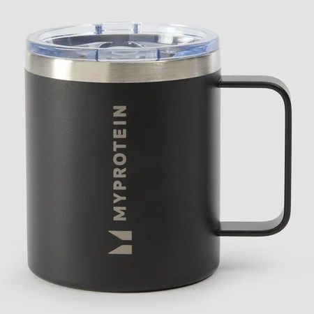 Κούπα Καφέ Myprotein Από Ανακυκλωμένο Μέταλλο 350ml - Μαύρο
