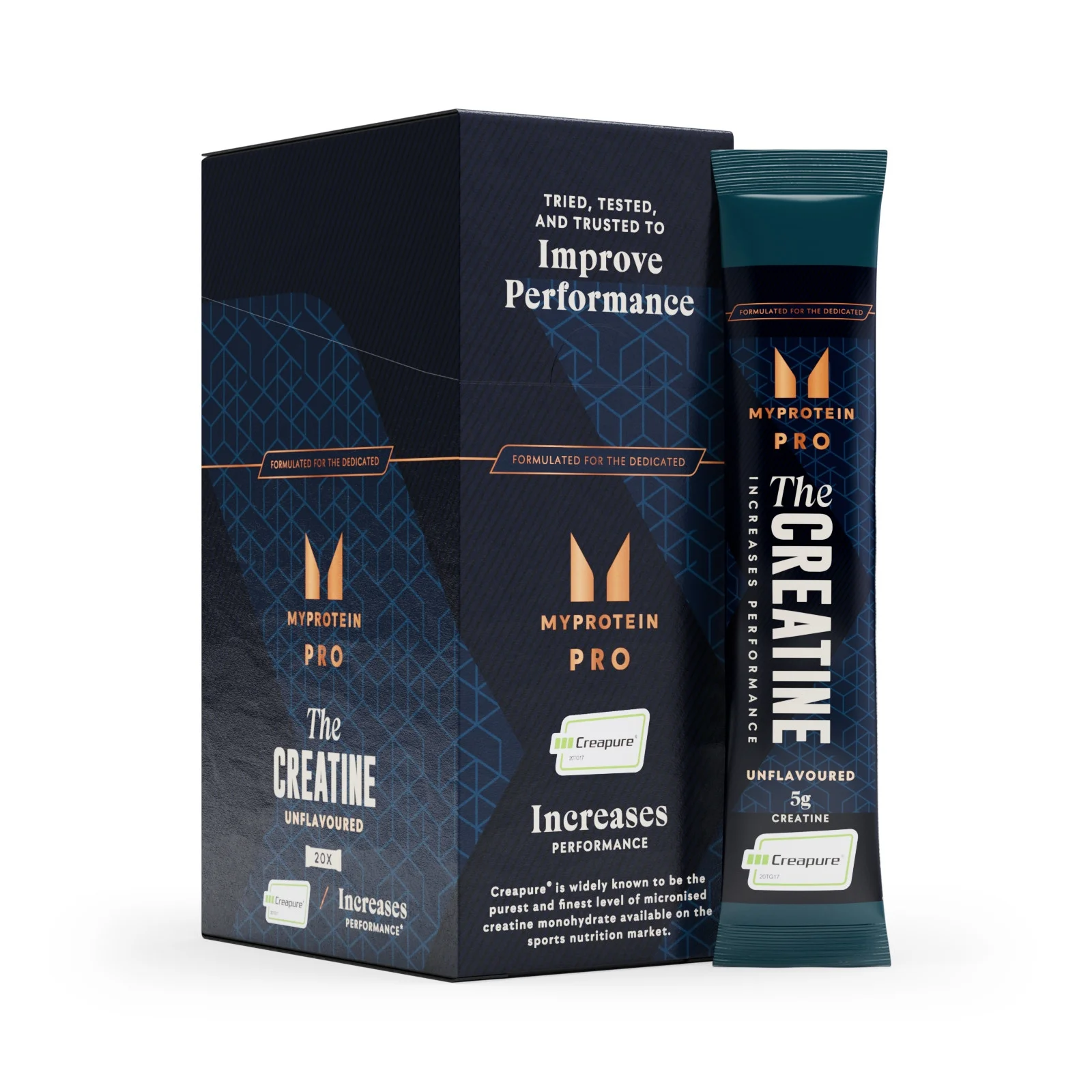 THE Creatine (Creapure) Συσκευασία στικ - 20 x 5.7g - Χωρίς Γεύση Εικόνα 1