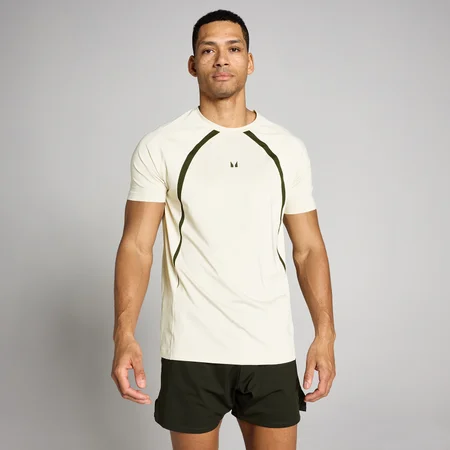 MP Ανδρικό Tempo Panel T-Shirt - Οστέινο
