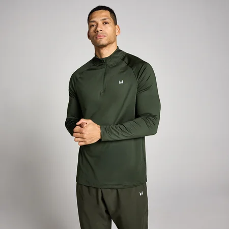 MP Ανδρικό Training 1/4 Zip - Πράσινο του Δάσους