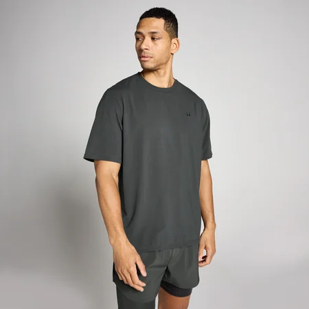 MP Ανδρικό Oversized Cotton Modal T-Shirt - Πλυμένο Μαύρο