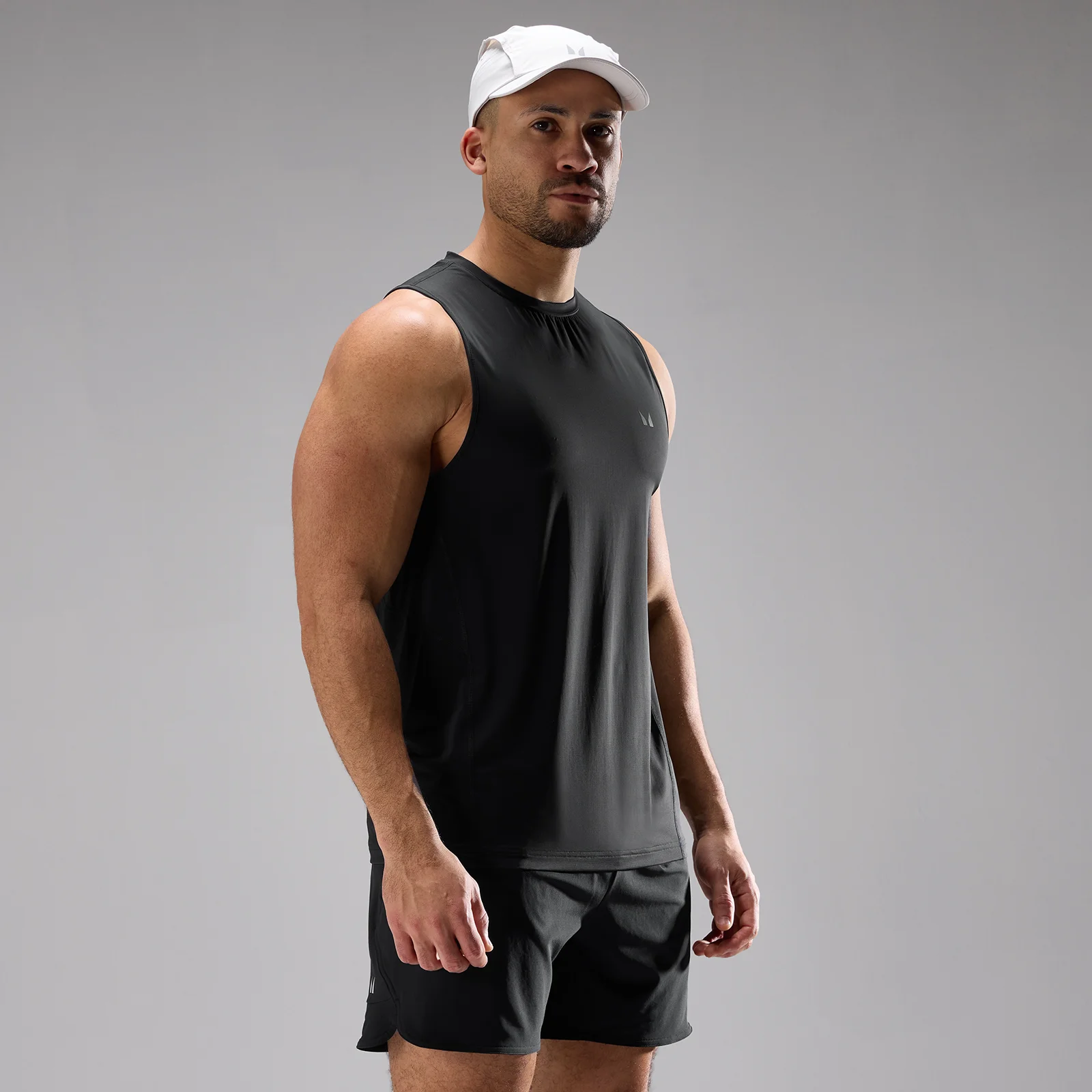 MP Ανδρικό Training Ultra Mesh Αμάνικο - Μαύρο - XS Εικόνα 1