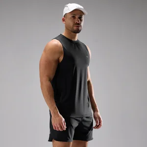 MP Ανδρικό Training Ultra Mesh Αμάνικο - Μαύρο - Size XS