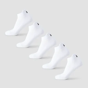 MP Unisex Κάλτσες Προπόνησης (Πακέτο 5) - Λευκό - Size UK 6-8