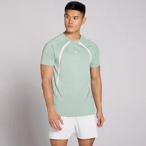 MP Men's Tempo Panel T-Shirt - Eucalyptus - Size XS