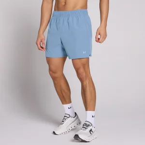 MP Men's Active Training 5" Pocket Short - Fog Blue - Size L