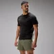 MP Ανδρικό Μπλουζάκι Velocity Ultra Seamless - Μαύρο Ξεβαμμένο