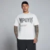 MP Ανδρικό Lift Burnout Βαμβακερό Γραφικό T-Shirt - Retro White