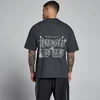 MP Men's Lift Graphic Washed Oversized Cotton T-Shirt - Γκρι σκούρο