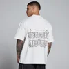 MP Men's Lift Graphic Washed Oversized Cotton T-Shirt - Vintage λευκό