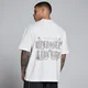 MP Men's Lift Graphic Washed Oversized Cotton T-Shirt - Vintage λευκό
