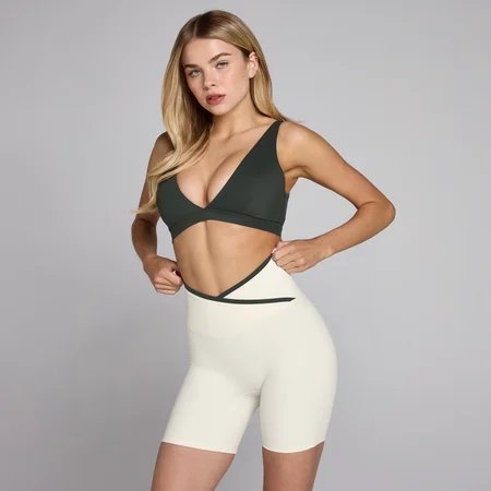 MP Women's Tempo Triangle Sports Bra - Washed Black