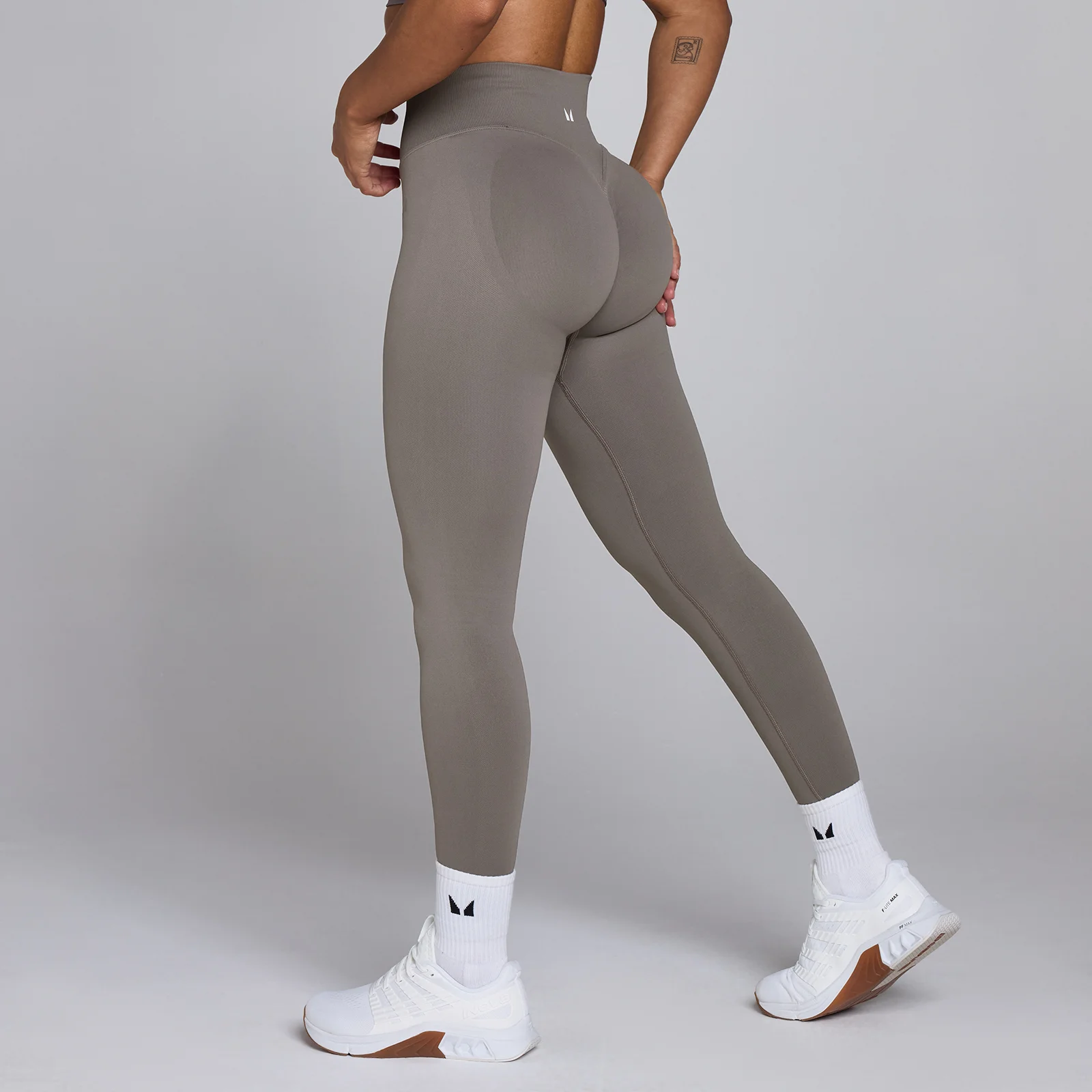 MP Women's Lift Seamless Scrunch Leggings - Dark Truffle - XXL Εικόνα 1