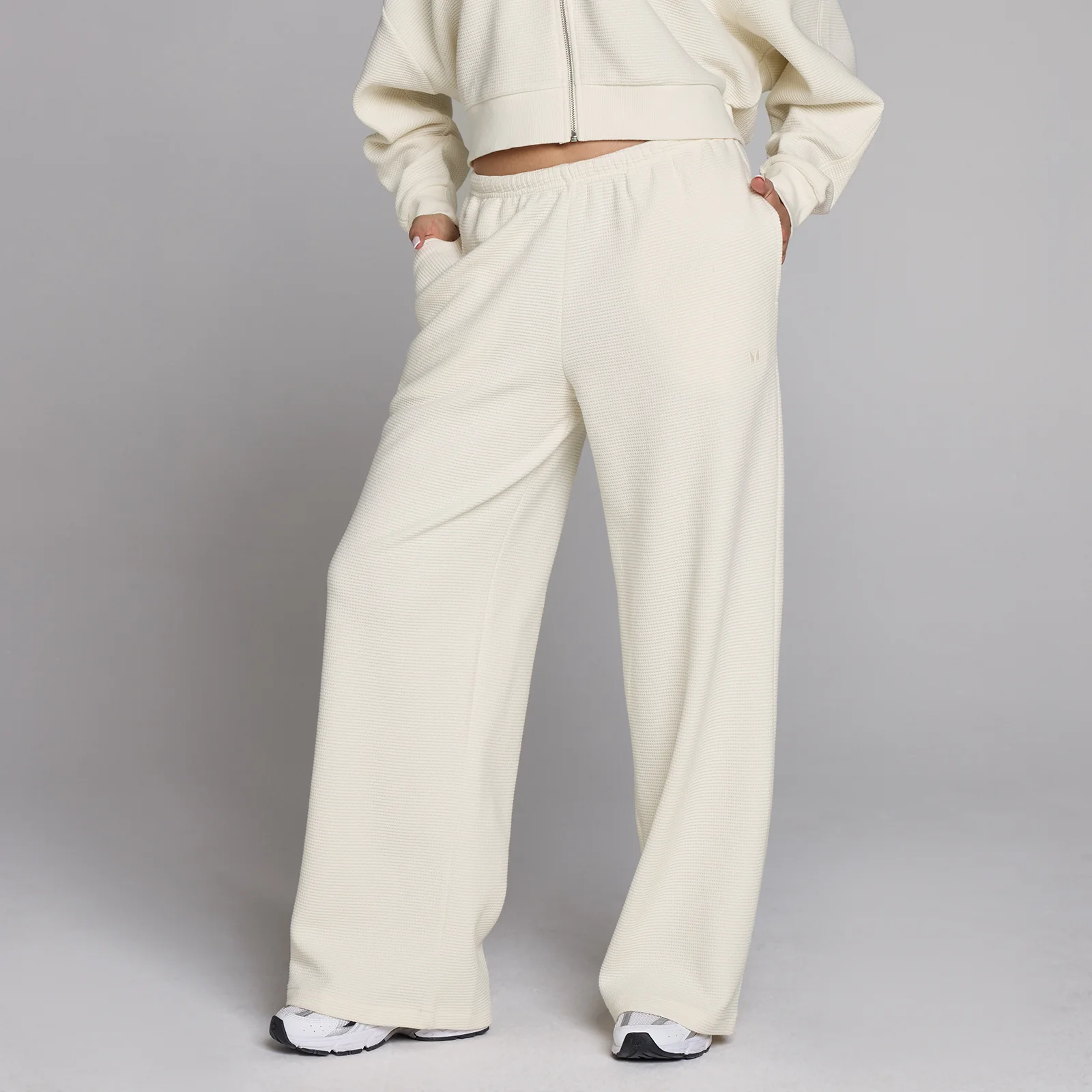 MP Women's Waffle Straight Leg Jogger - Ivory - XXL Εικόνα 1