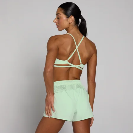 MP Women's Tempo Adjustable Strappy Back Sports Bra - Ανοιχτό πράσινο