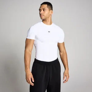 MP Men's Training Short Sleeve Baselayer - White - Size M