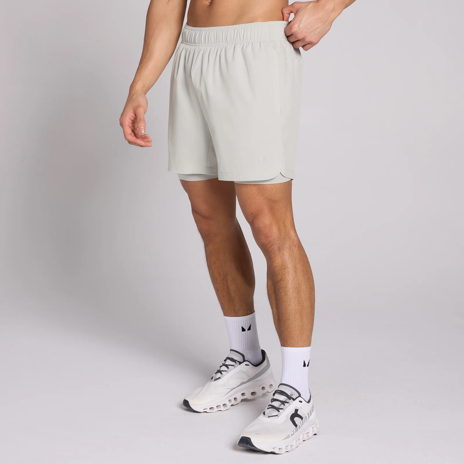 MP Men's 5" 2-in-1 Training Shorts - Chrome - XS Εικόνα 1