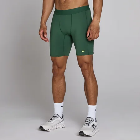 MP Men's Hybrid Pocket Half Tight - Πράσινο