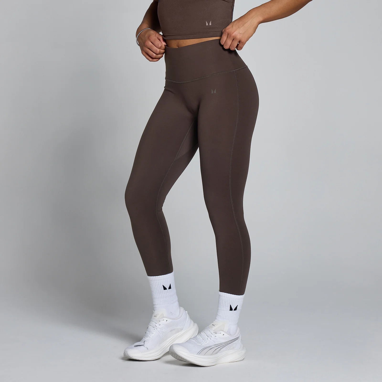 MP Women's Tempo High Waisted Leggings - Cocoa - S Εικόνα 1