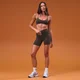 MP Αθλητικό Σουτιέν Tempo Seamless Ruched Front για Γυναίκες - Κακάο