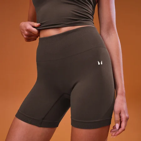 MP Tempo Seamless Scrunch Shorts Γυναικείο - Κακάο