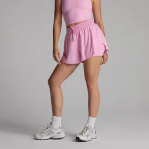 MP Women's Tempo 2 In 1 Floaty Shorts - Ροζ - Size XXL