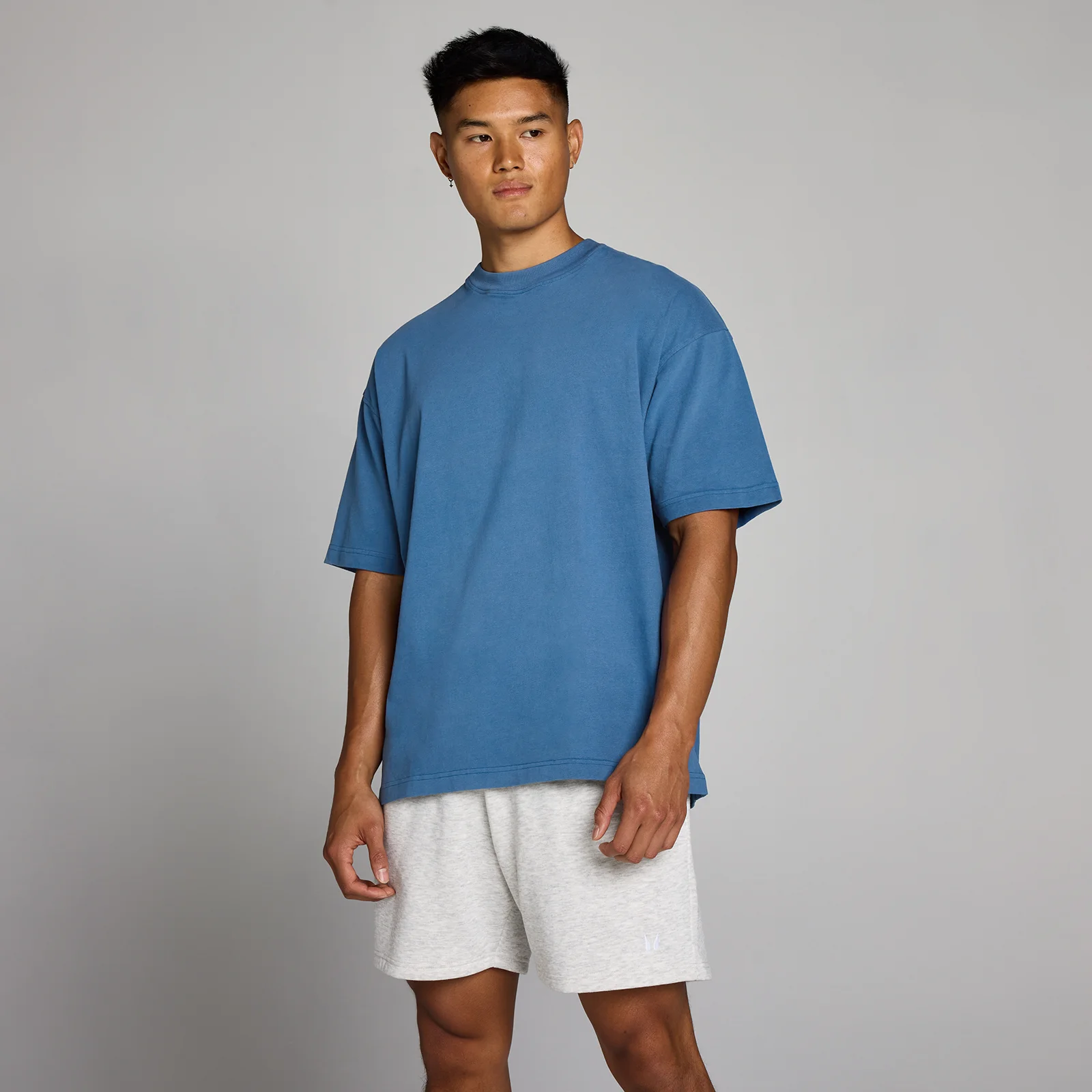 MP Men's Washed Oversized Cotton T-Shirt - Μπλε του Στίβου - XS Εικόνα 1